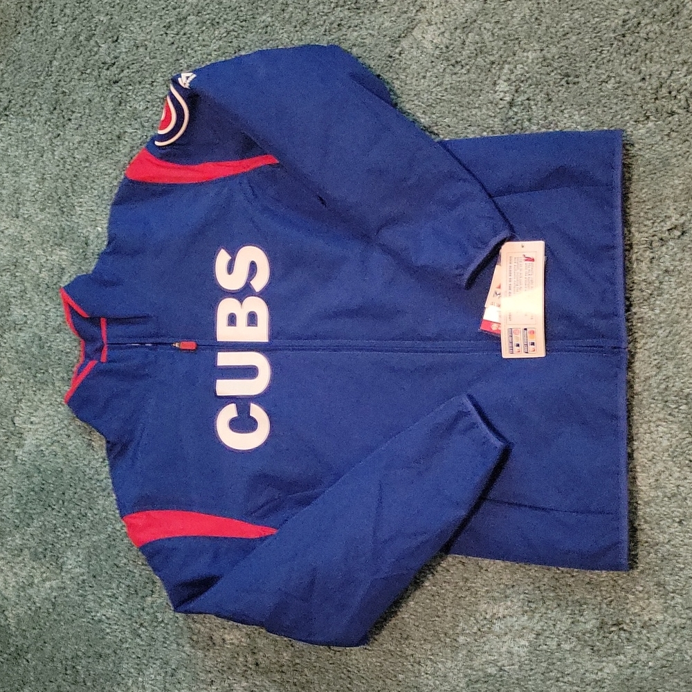 NEW Chicago Cubs Majestic Thermabase Jacket Size Large